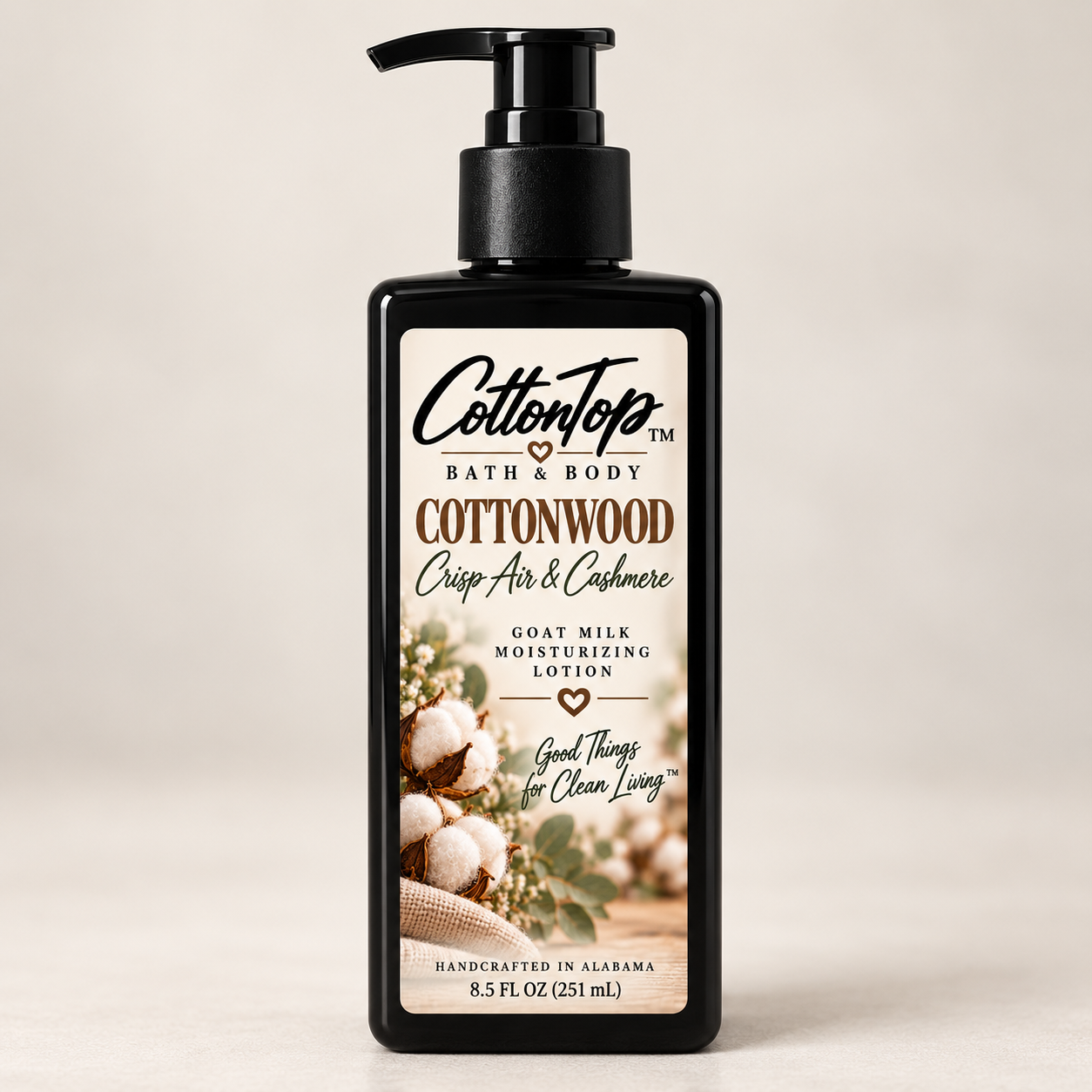 Cottonwood CottonTop goat milk moisturizing lotion