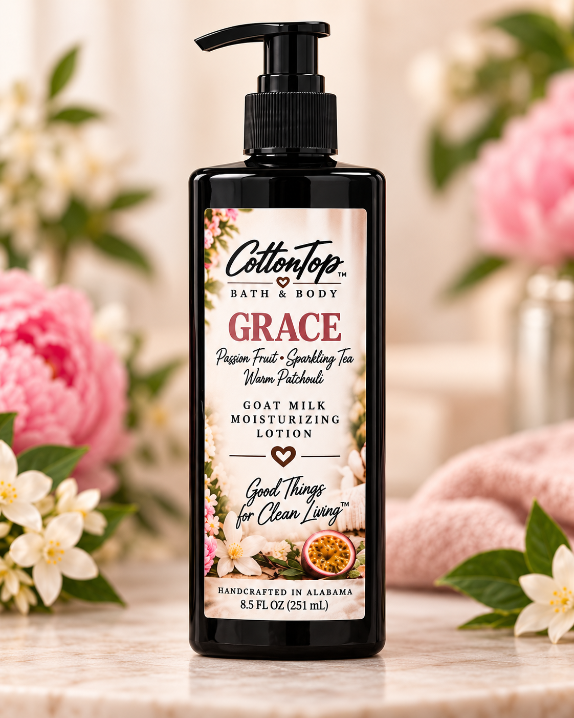 Grace CottonTop goat milk moisturizing lotion