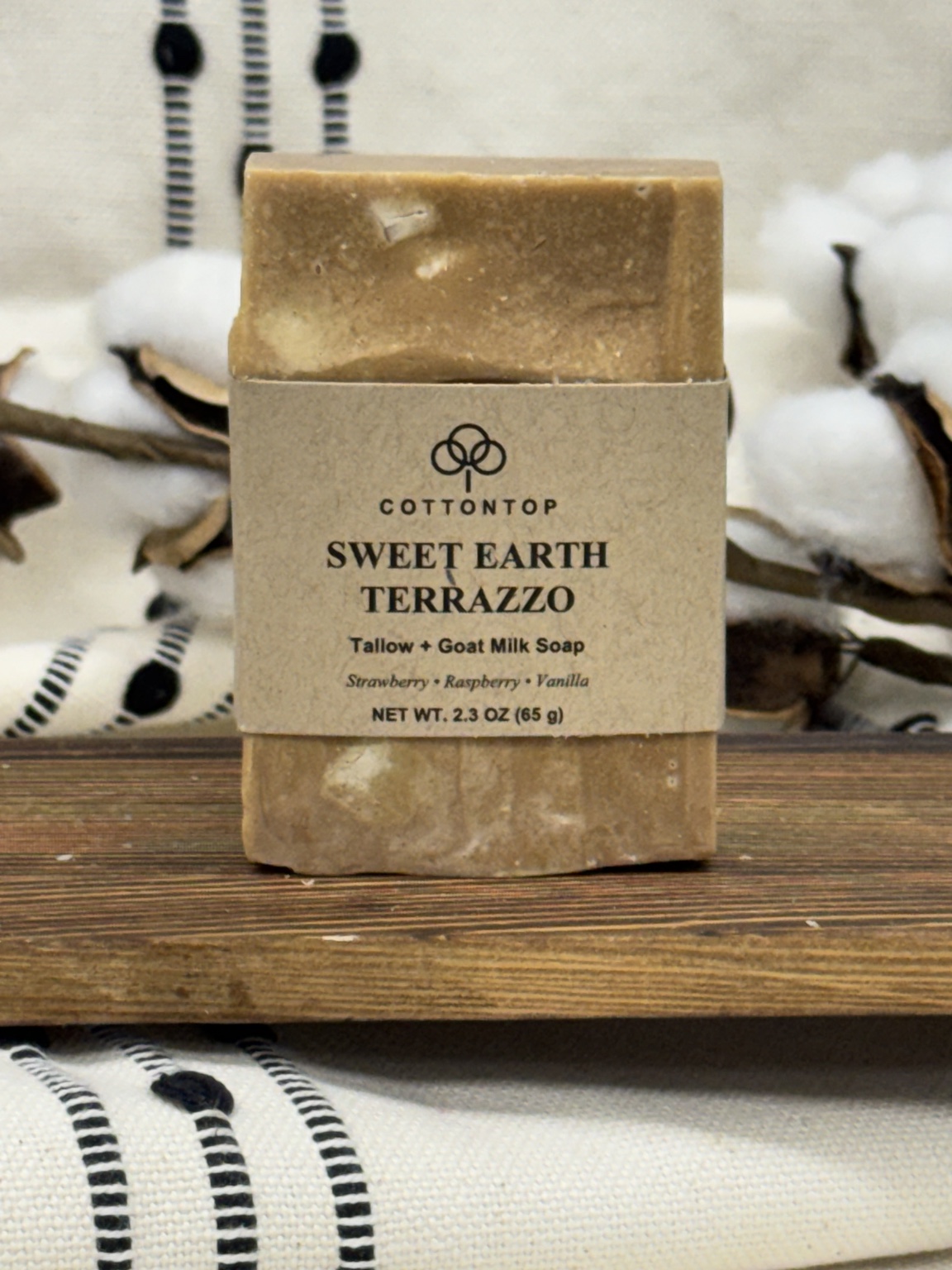 Sweet Earth Terrazzo CottonTop Mini Vault soap