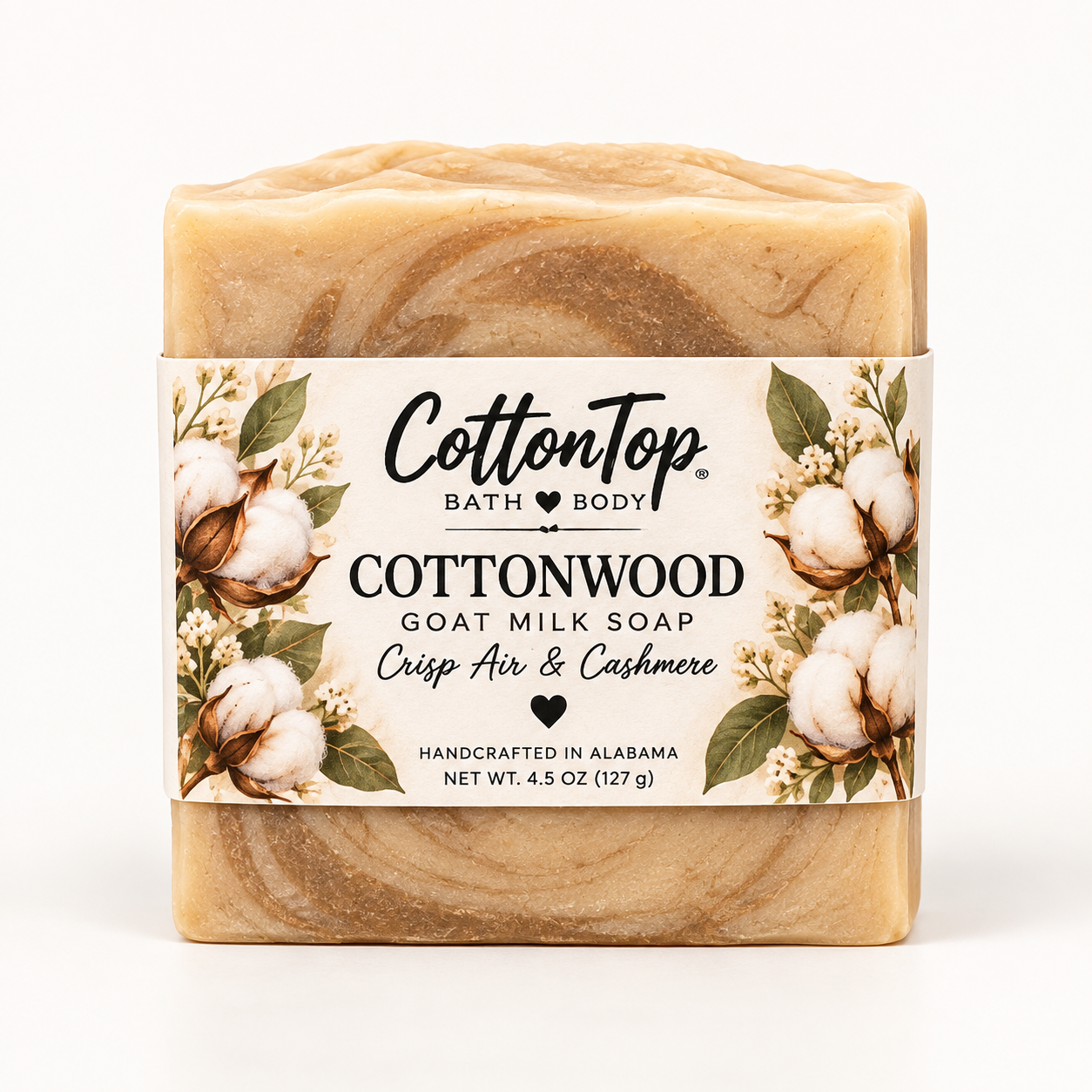 Cottonwood CottonTop goat milk soap