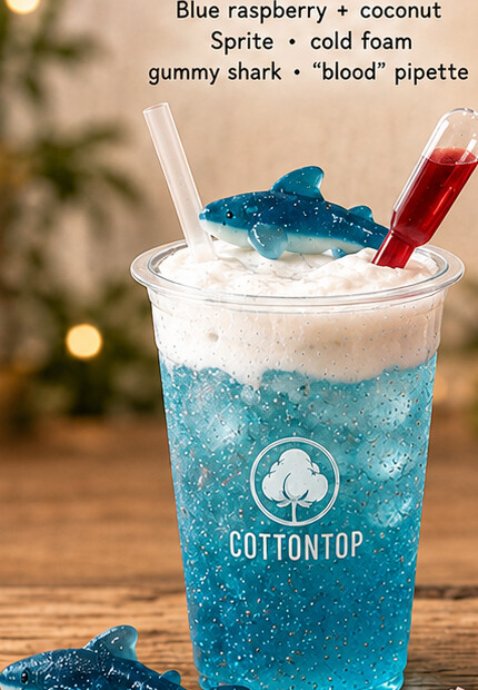 Shark Bite CottonTop children’s drink