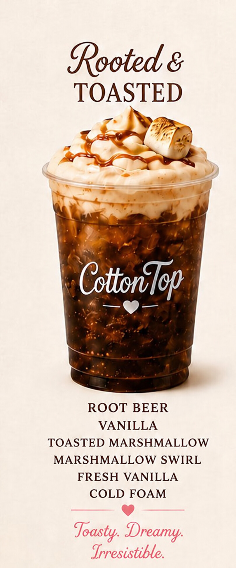 Rooted & Toasted CottonTop Dirty Soda