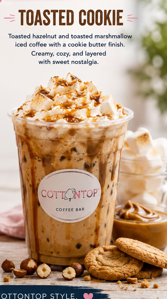 Toasted Cookie iced coffee